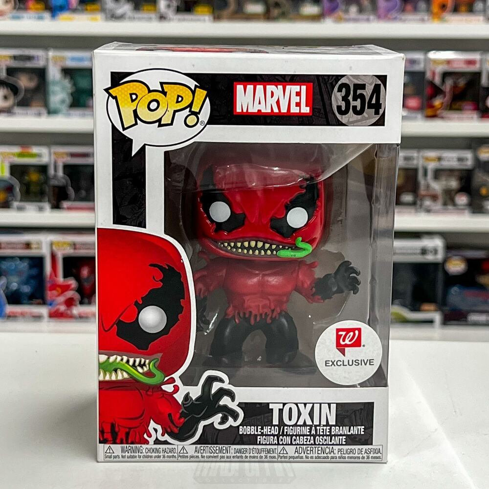 Funko Pop Marvel Toxin Walgreens 354 Symbiotes Supervillain Toy Vinyl Figure